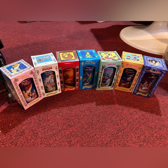 Disney Other - Walt Disney Burger King Collectors Vintage Cups